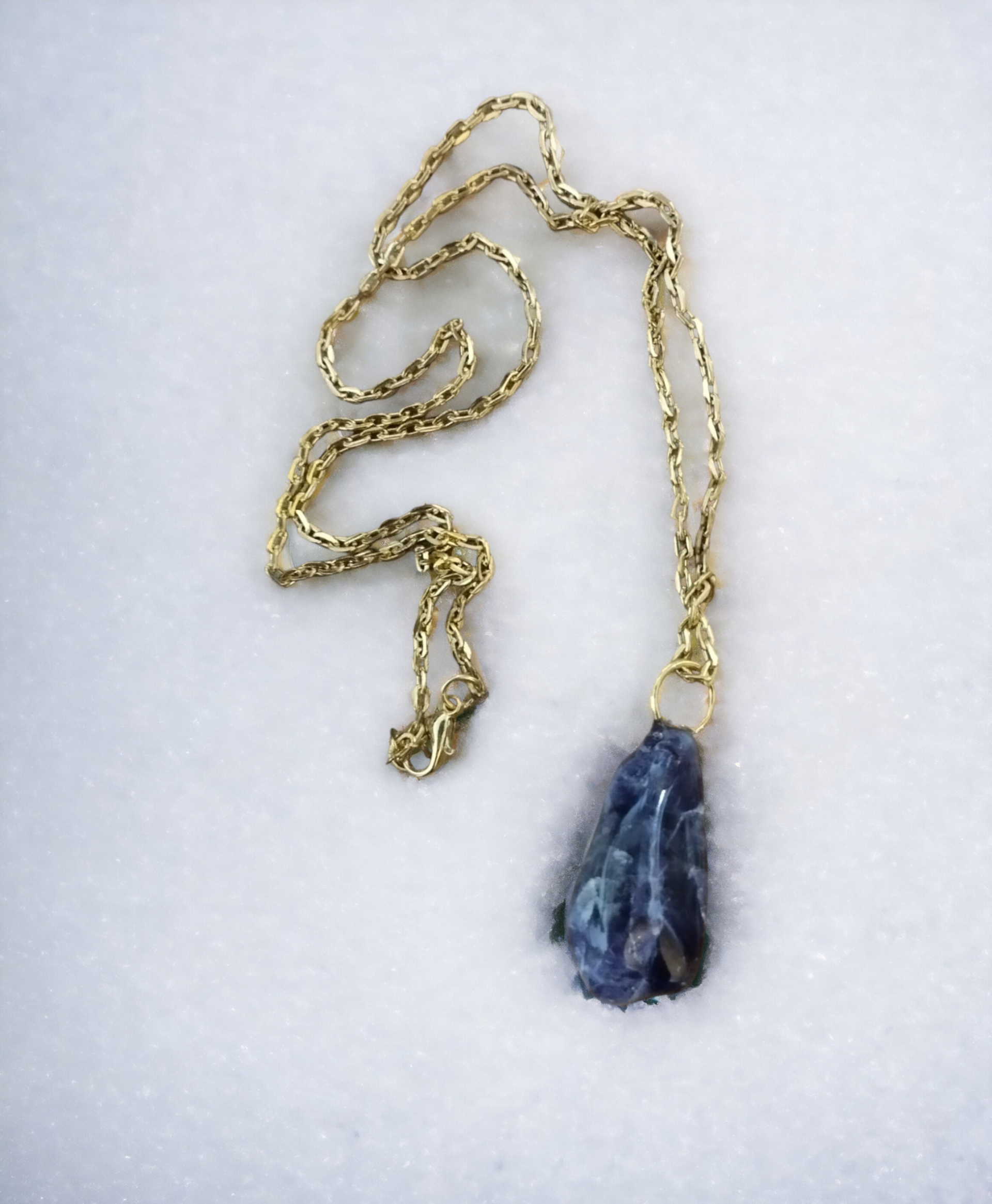 Colgante Alargado de Amatista: Elegancia en Formas Naturales - 5