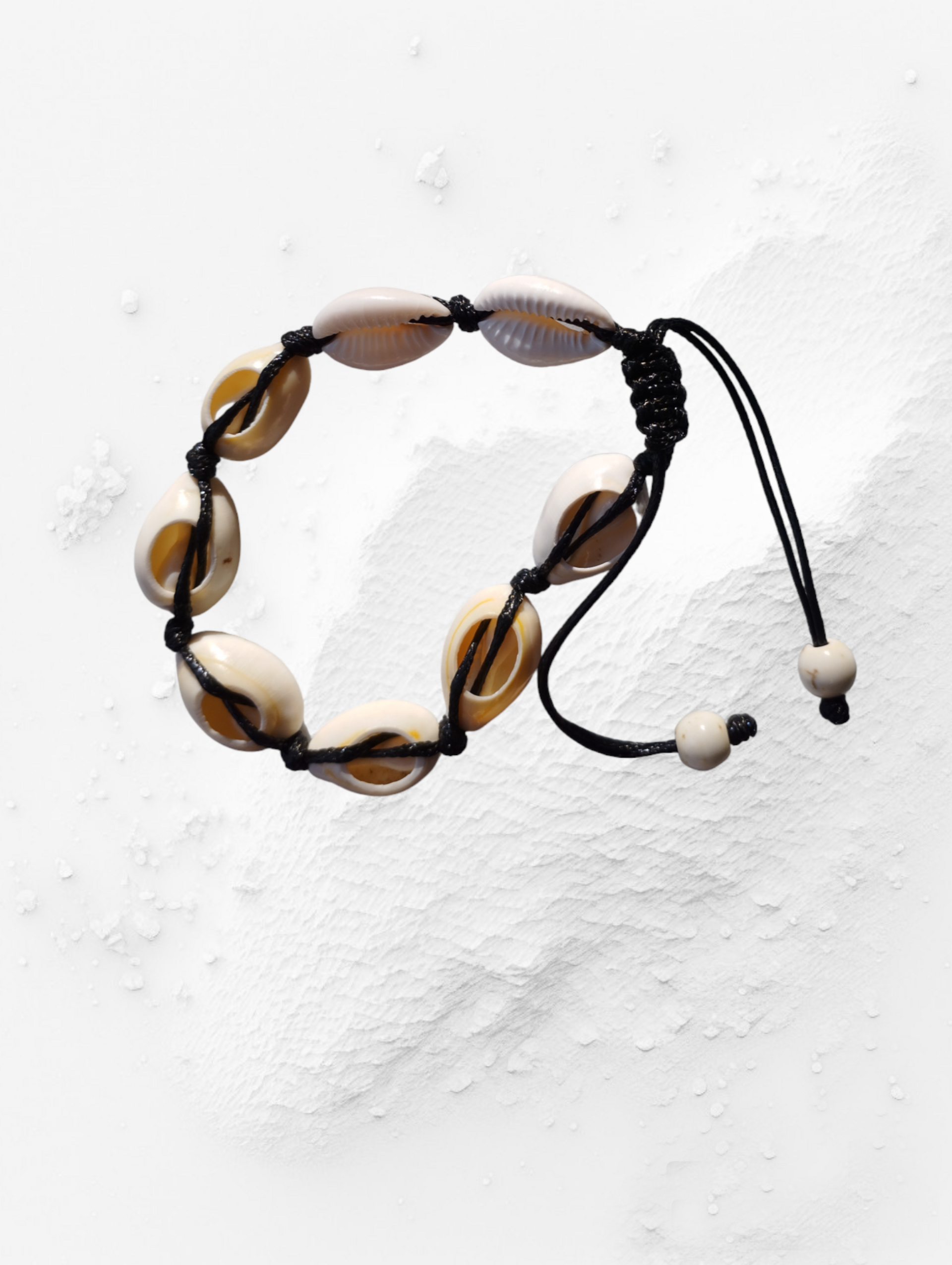 Pulsera ajustable con conchitas de la playa de Almería - 3