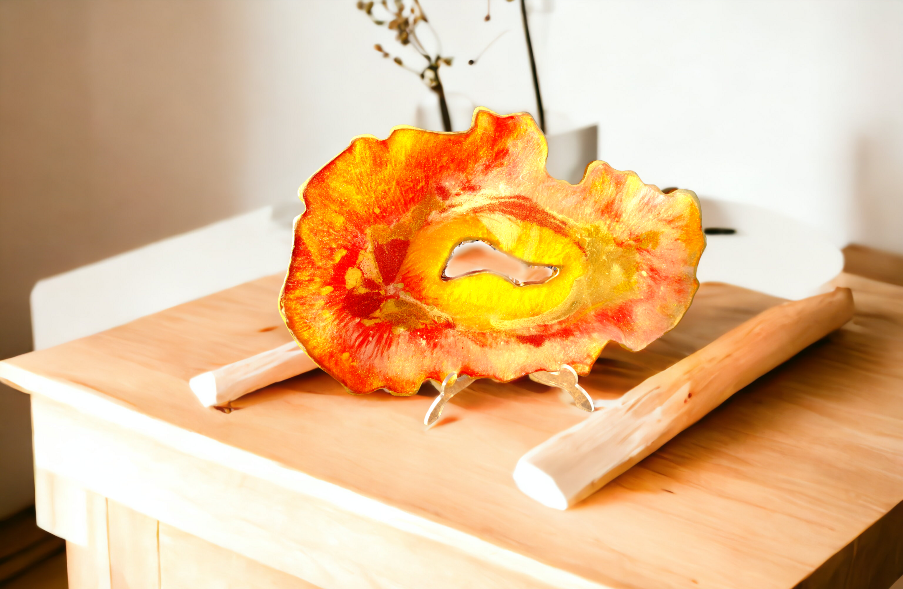 Geoda de resina epoxi: Arte natural en tu hogar - 3