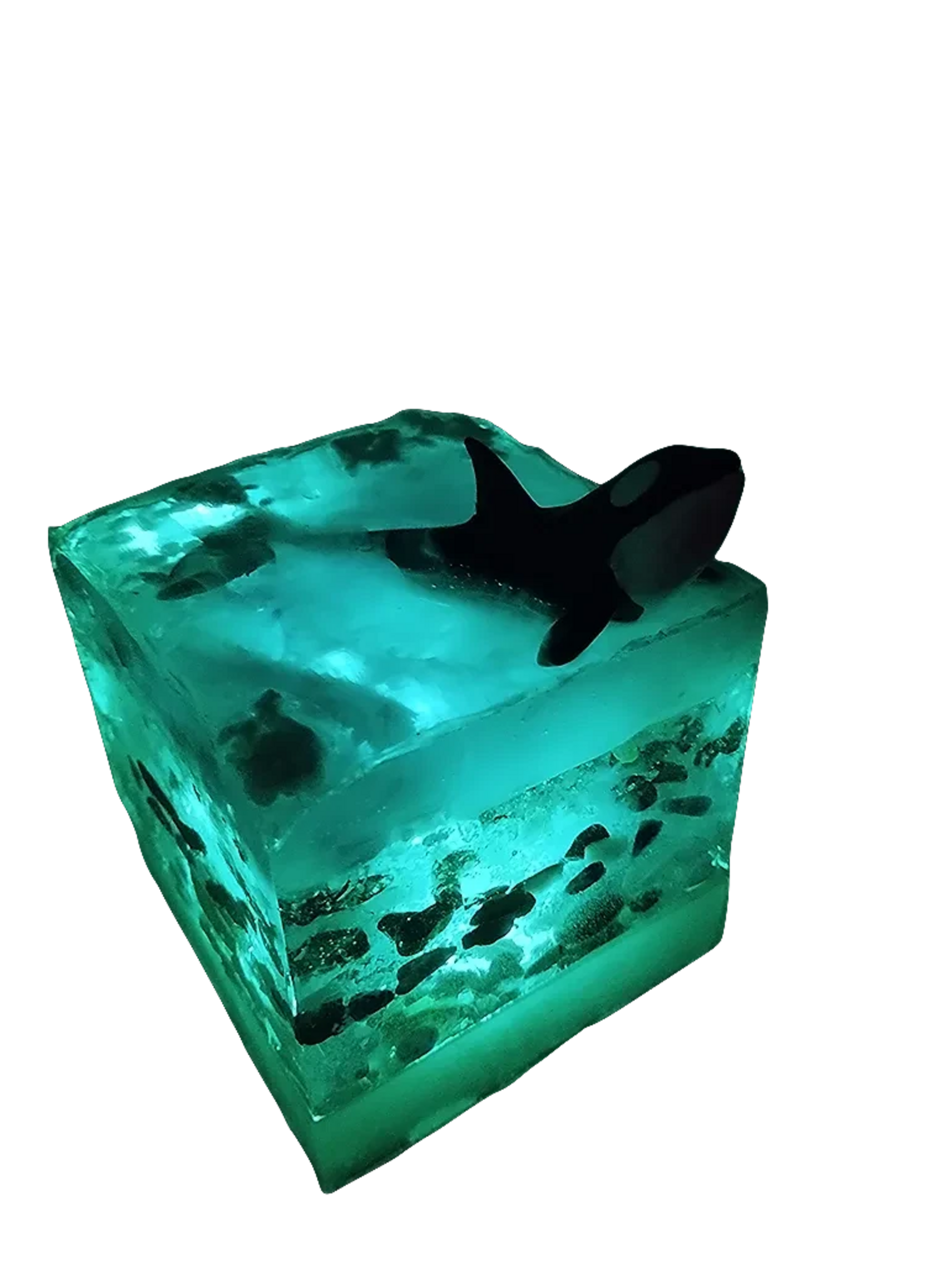 Lámpara de orca en resina epoxi: Enciende tu hogar con estilo - 4