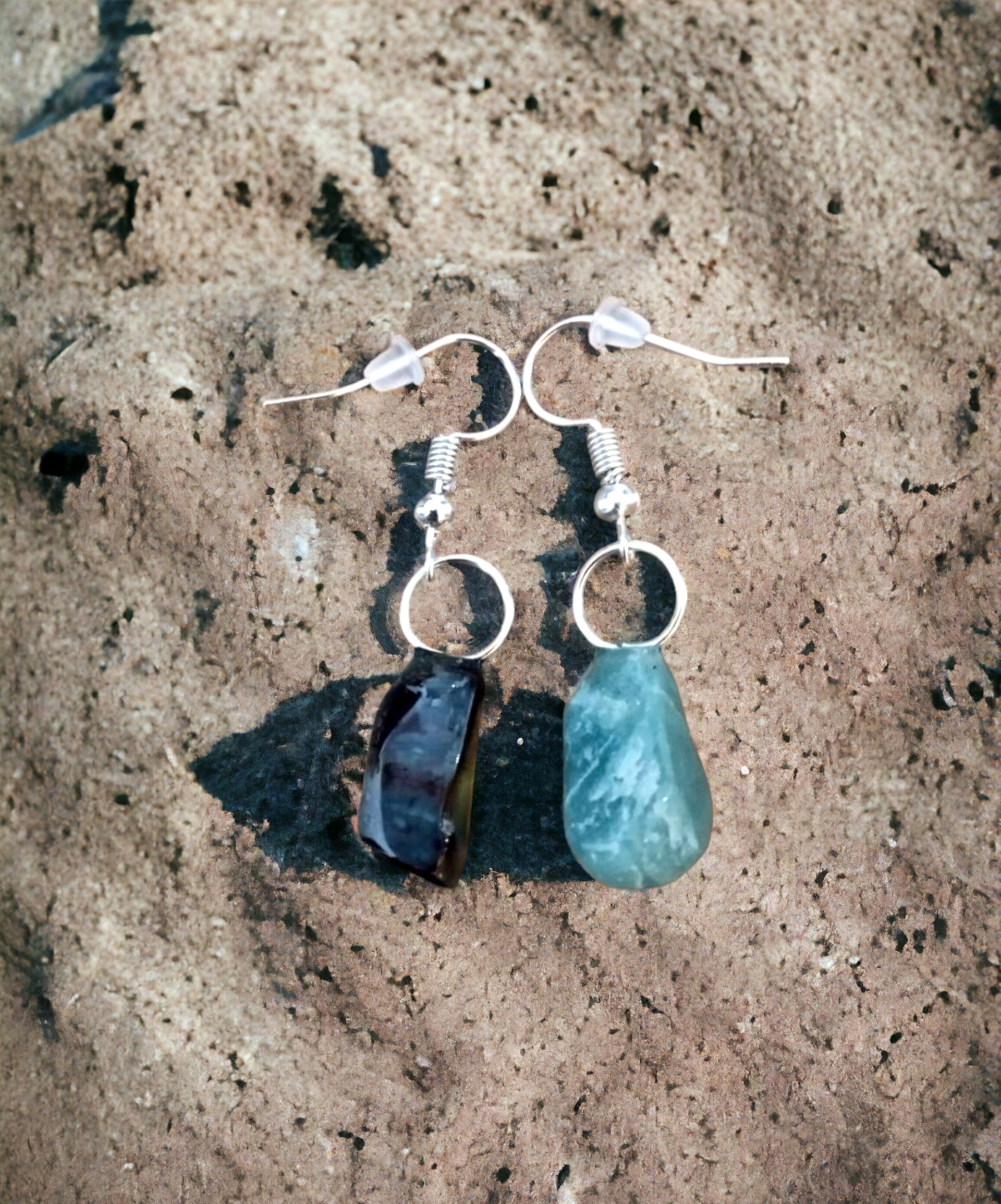 Pendientes con Imitación de Jade en Resina Epoxi: Elegancia en Tonos Verdes - 8