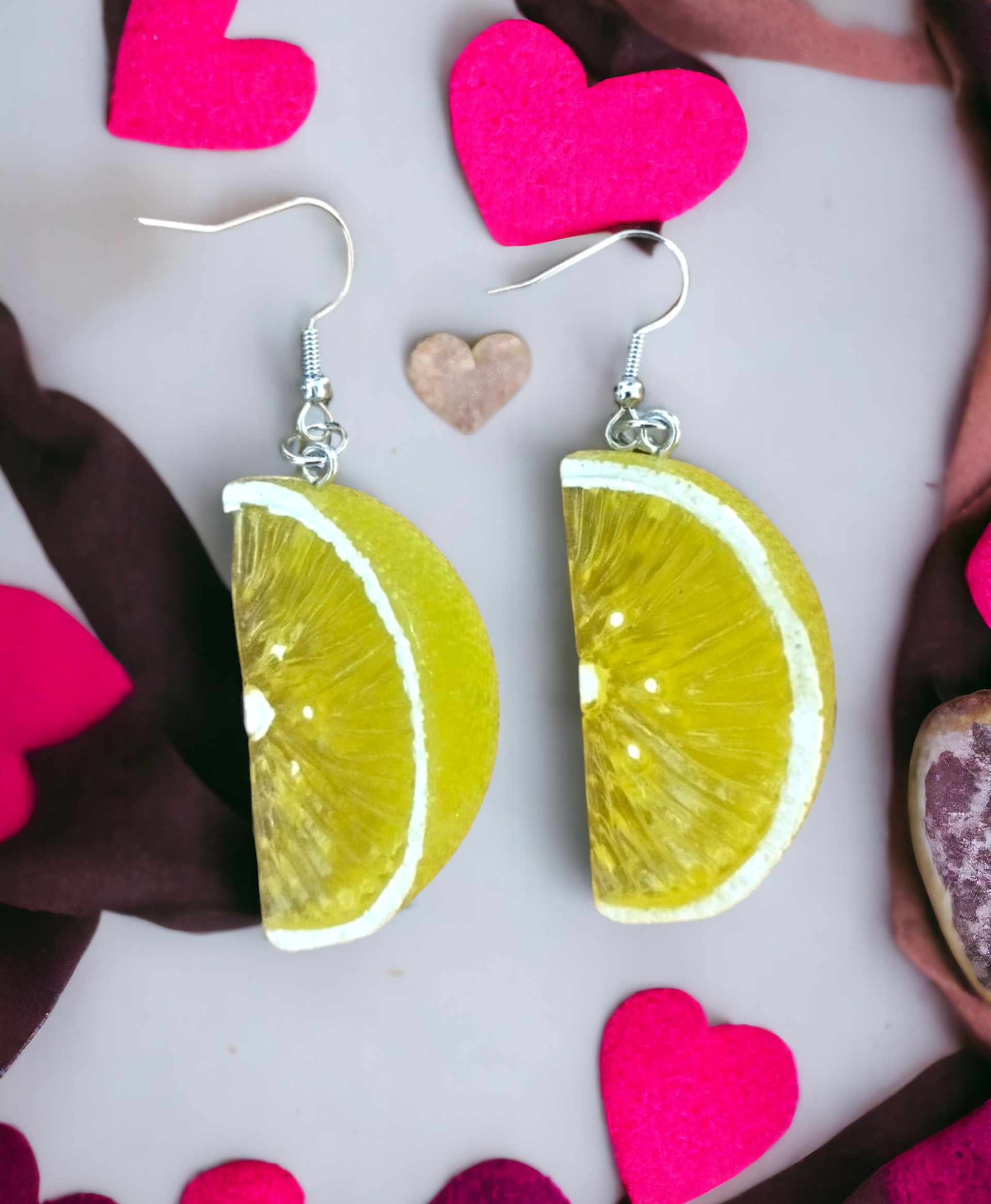 Pendientes en Forma de Rajas de Limón: Frescura y Elegancia Citrus - 2
